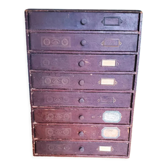 Louis Vuitton haberdashery/wire cupboard chest of drawers 8 drawers