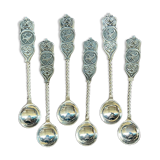 Teaspoons in their original box.