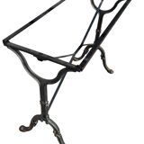 60s Parisian cast iron and marble bistro table