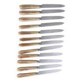 Set of 12 vintage knives