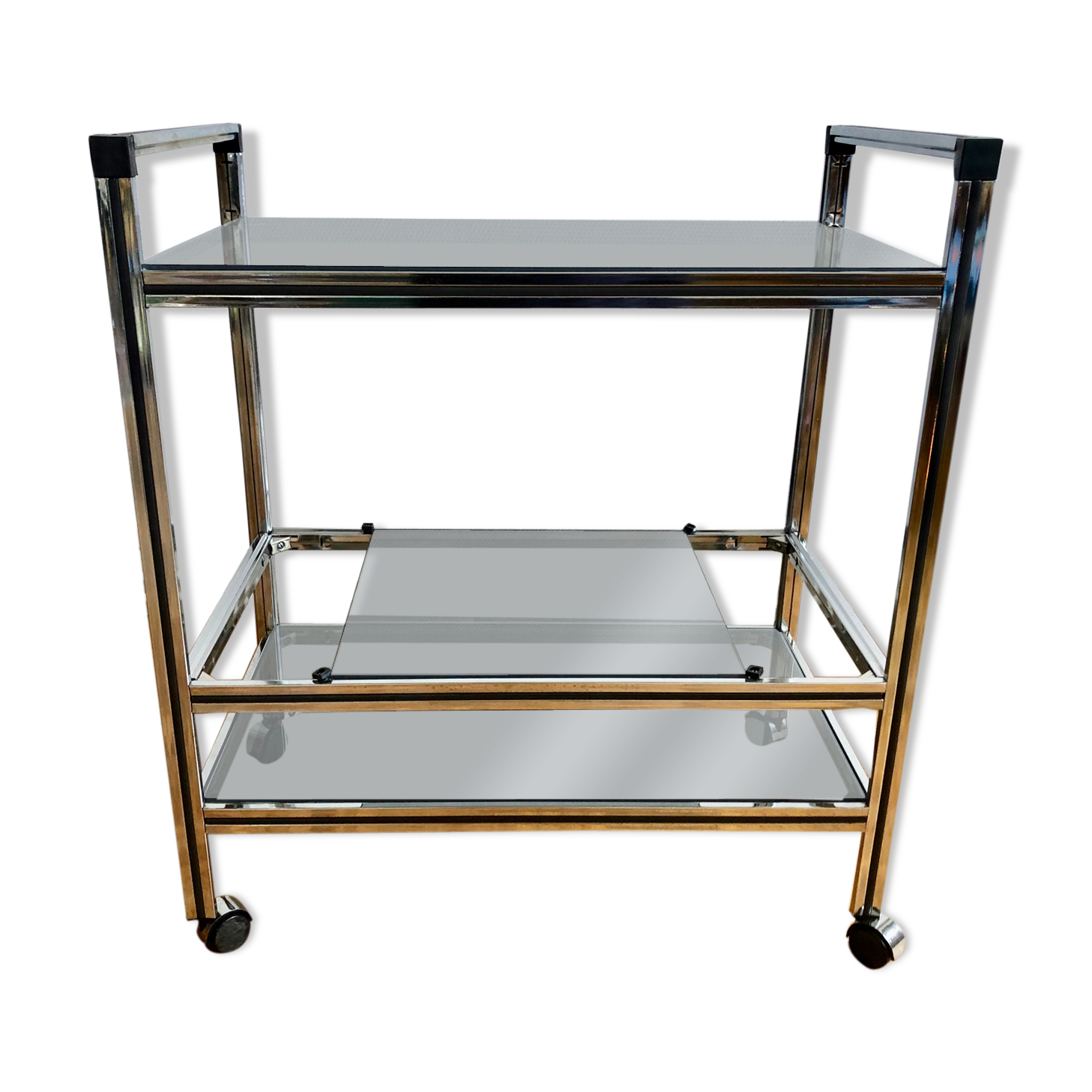 1970 Glasses chrome and smoked glass