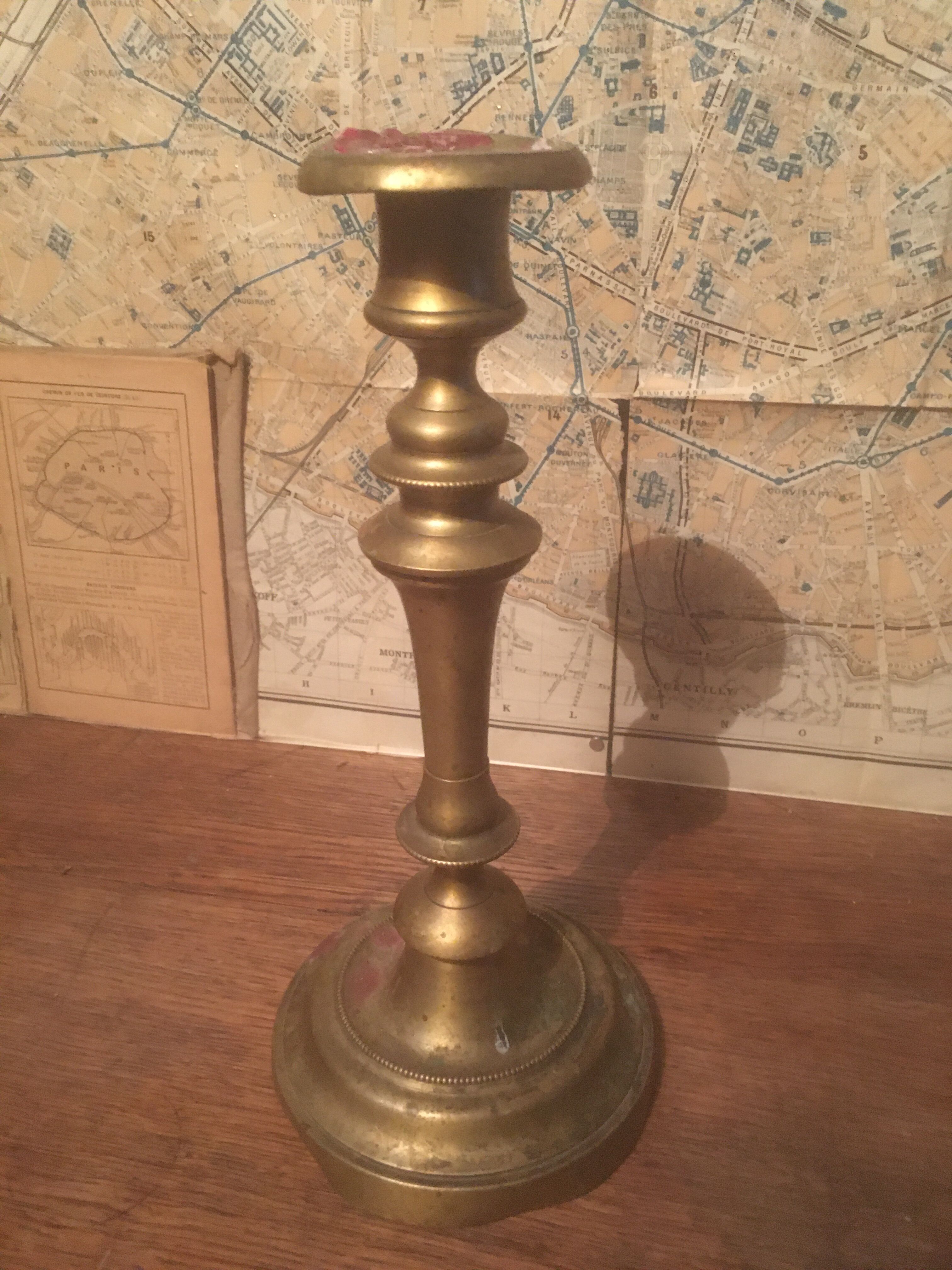 Brass candle holder