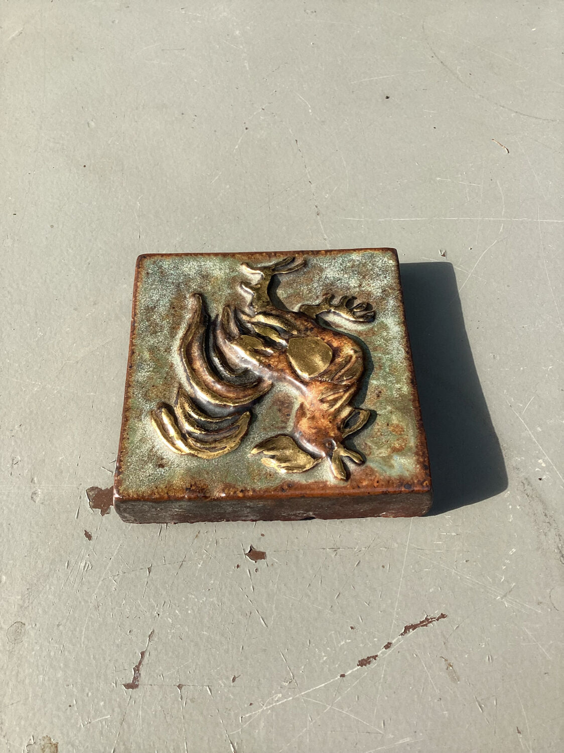 Dubois vintage ceramic tile