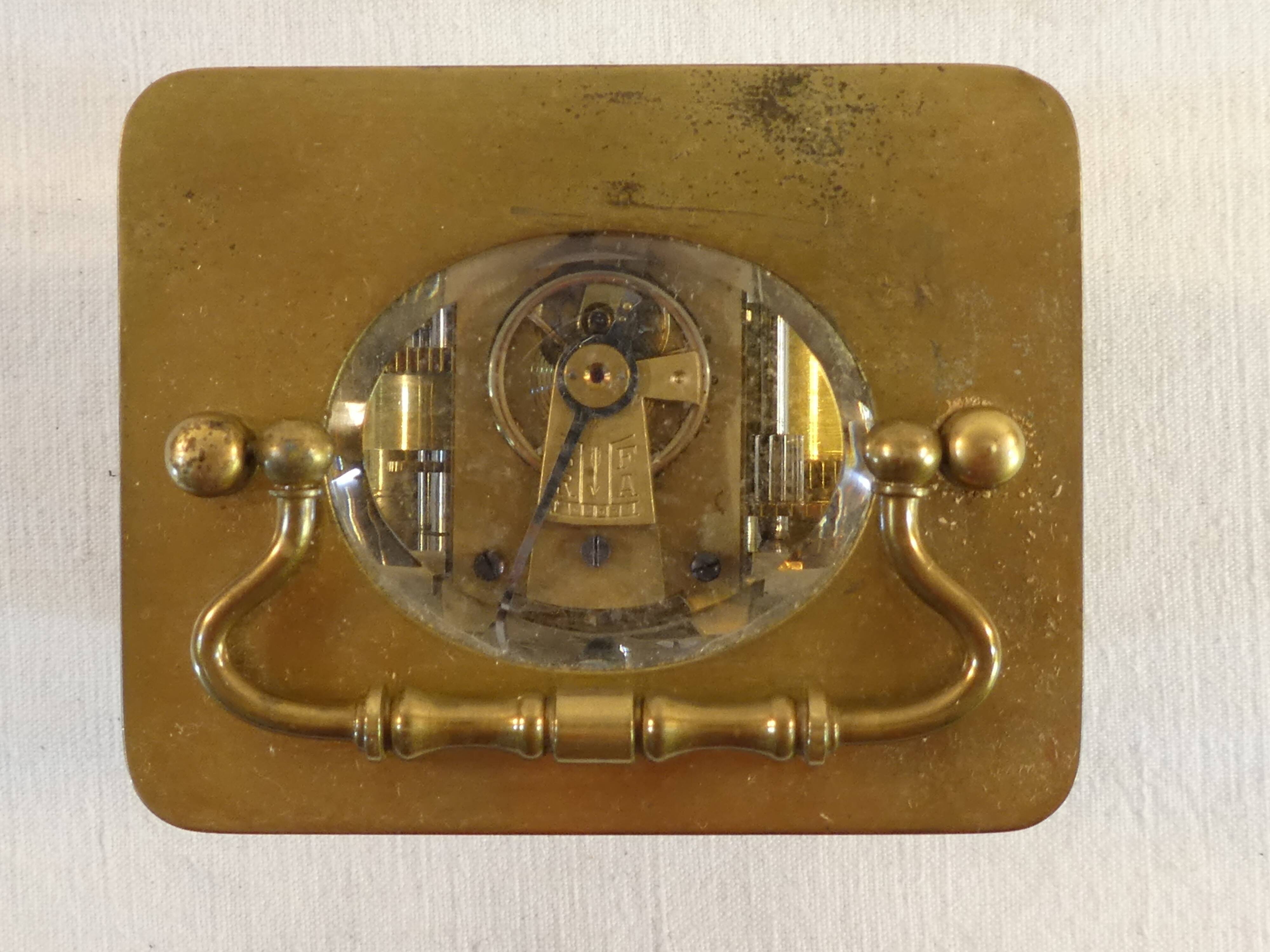 Officer's clock with functioning bell
