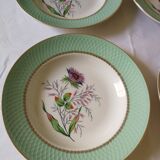 Ensemble de 6 assiettes creuse Orchies Moulins des Loups
