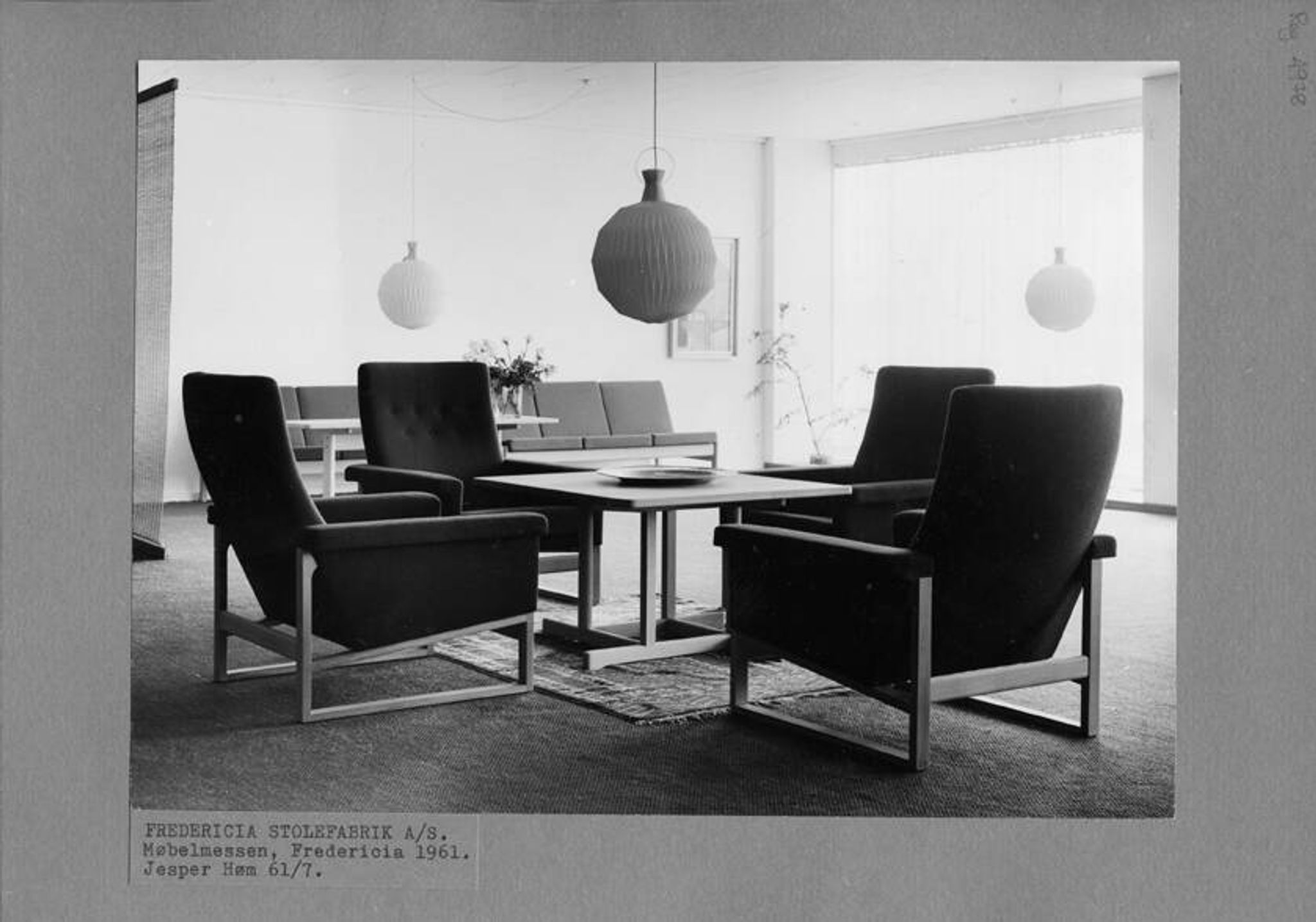 Années 1960, design danois de Børge Mogensen pour Fredericia Stolefabrik.