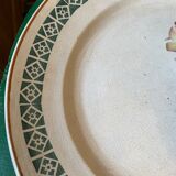 Large round Digoin dish.