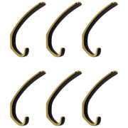 Up to 2 mid-century brass wall hooks by Hertha Baller, Austria, 1950s.