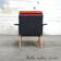 Chair completely renovated vintage (wood, fabric, trim).