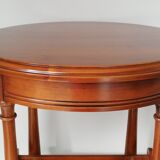 Healed Louis XVI with rattan magazine holder