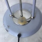 Glass and metal table lamp - Italian design 1990