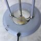 Glass and metal table lamp - Italian design 1990