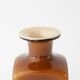 Vintage 1960s Brown Opaline Glass Bottle from Marinha Grande