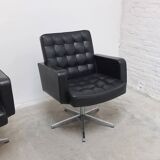 Set of 3 Executive Chairs by Vincent Cafiero for Knoll International, 1960s