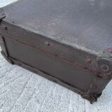 Old wood & leather suitcase