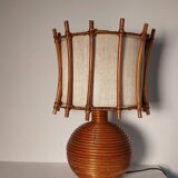 Rattan lamp