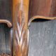Late 19th century wall-mounted wooden console