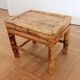 Low bamboo stool