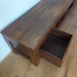 Furniture, console in solid rosewood.