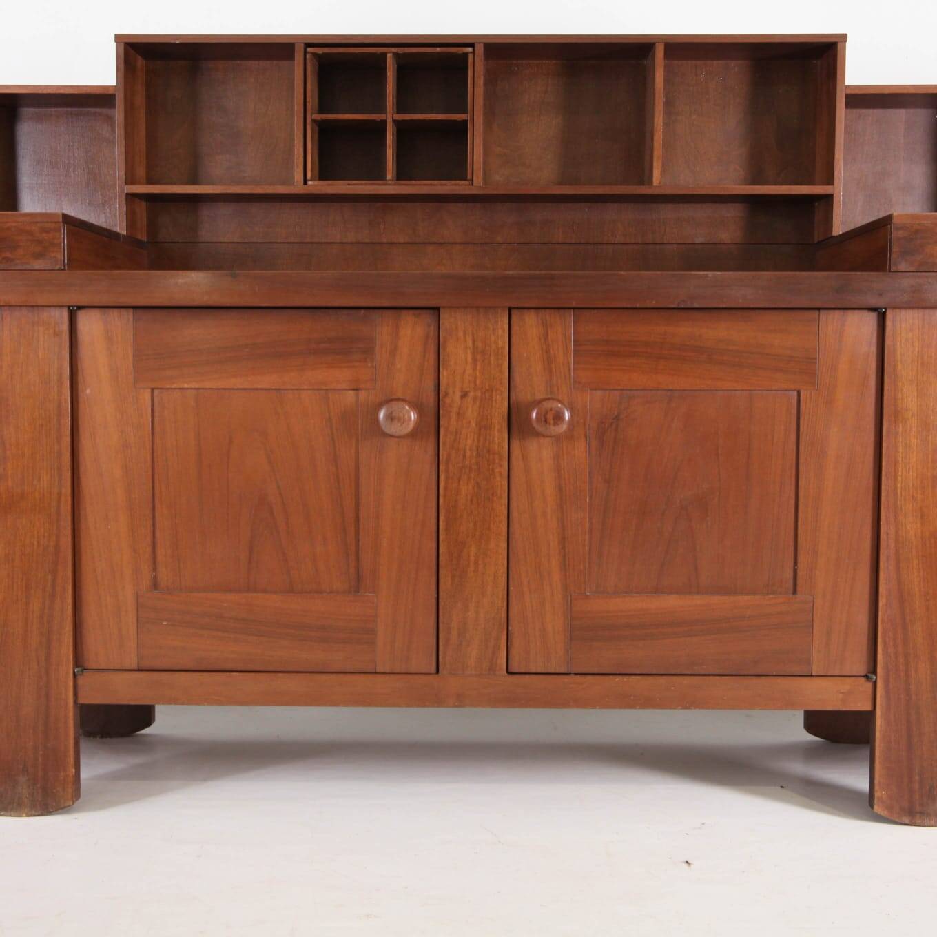 Walnut buffet published by Bernini