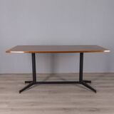 Vintage wooden table from the 1960s designed by Carlo Ratti for Lissoni.