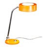 Jumo, Lampe de bureau industrielle moderne, Couleur orange originale, France