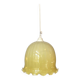 Vintage suspension in striped yellow opaline.