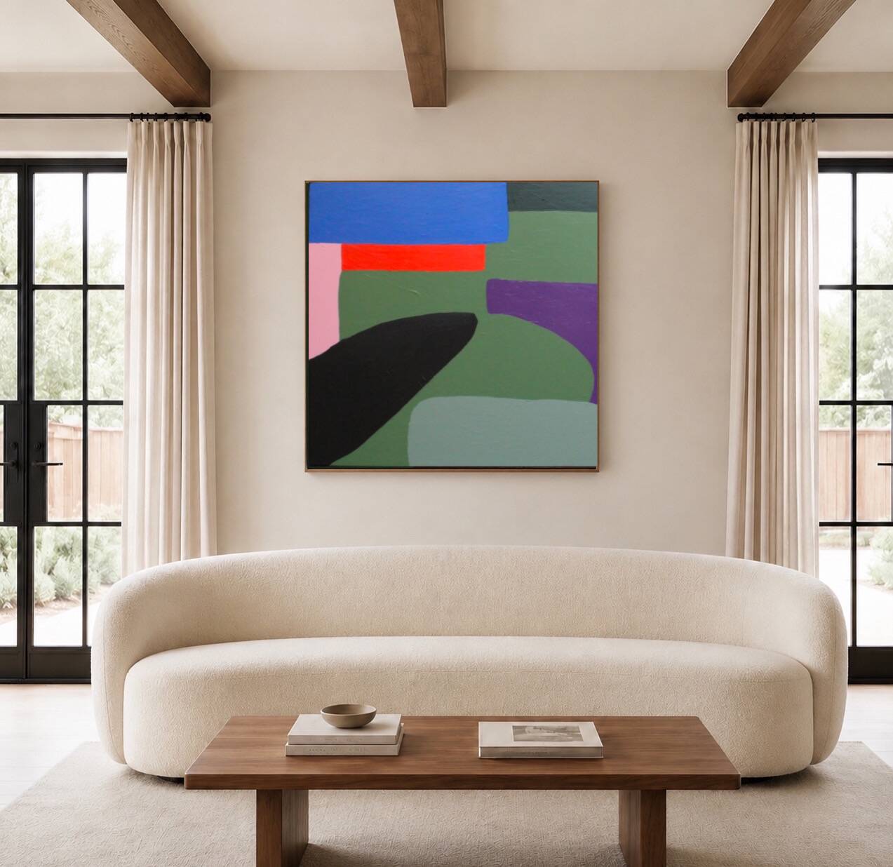 Original painting "The Last Blue Horizon"