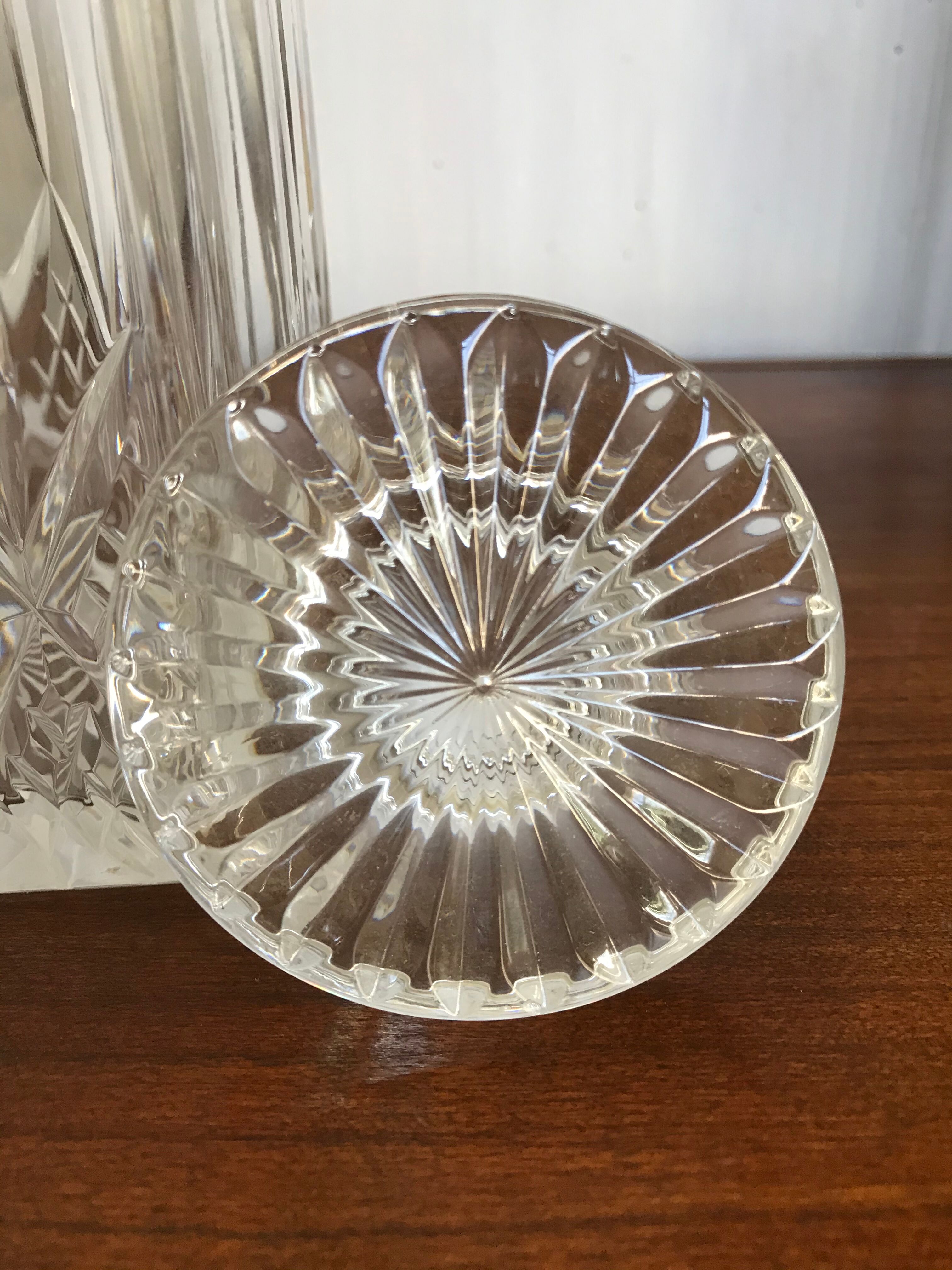 Crystal whisky carafe