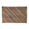 Tapis kilim de zone, kilim turc noué à la main en laine vintage, tapis de 230 cmx 146 cm