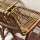 Paire de chaises en rotin