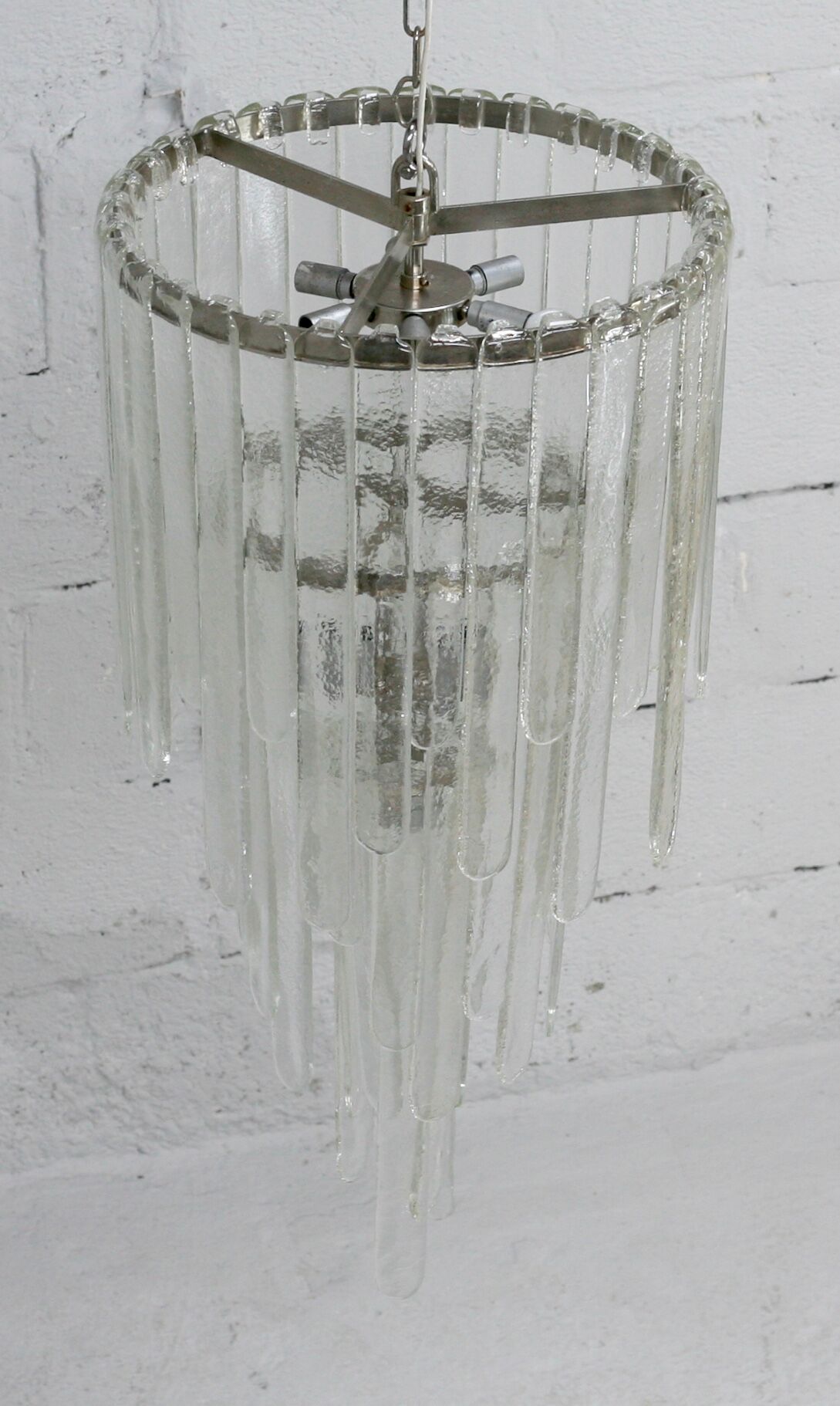Chandelier by Carlo Nason, edited by Mazzega, Murano, Italy, circa 1970