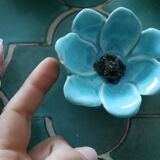 Set of 10 floral ceramic bowls, Bagnoles de l'Orne – years