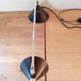 Designer metal lamp.