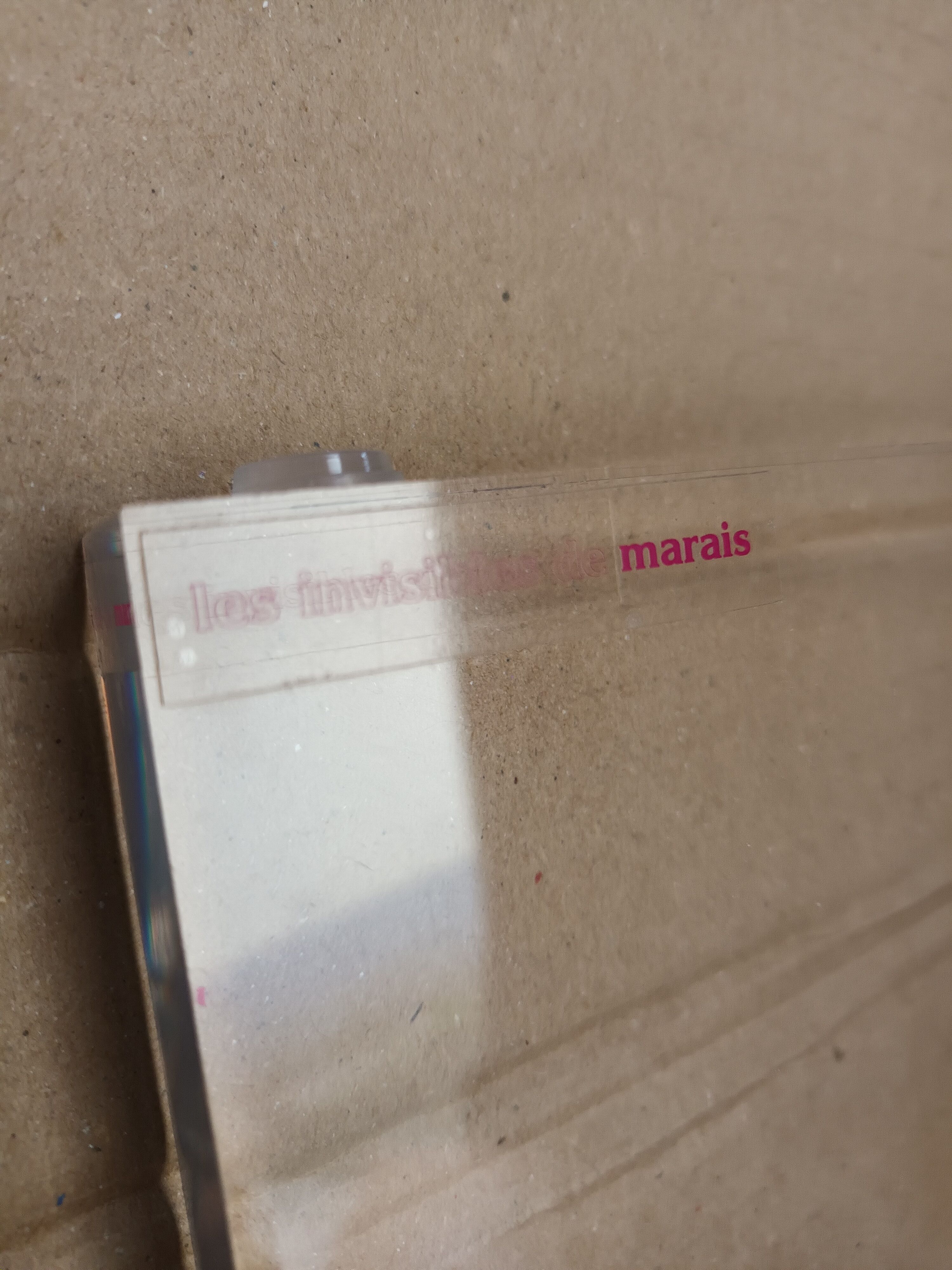 Office of the series "Les Invisibles du Marais" of the 80s