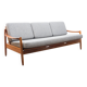 Sofa, teak daybed, reupholstered, 1960s