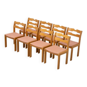Ensemble de 8 chaises - acier