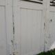 Curved shutters oak and fir H156xL245