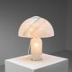 Doria table lamp in bubble glass with rainbow coloured details