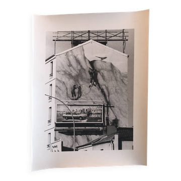 Rosine nusimovici, sans titre (la vache noire), 1987. tirage argentique nb