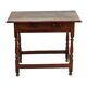 English table drawer lowboy antique solid oak 18th century 94cm