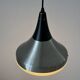 Crystal glass ceiling light with a metal frame, 1960s, Germany