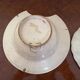Two earthenware beard dishes – Moustiers and East of France