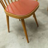 Baumann desk and chair set 1960 compass legs