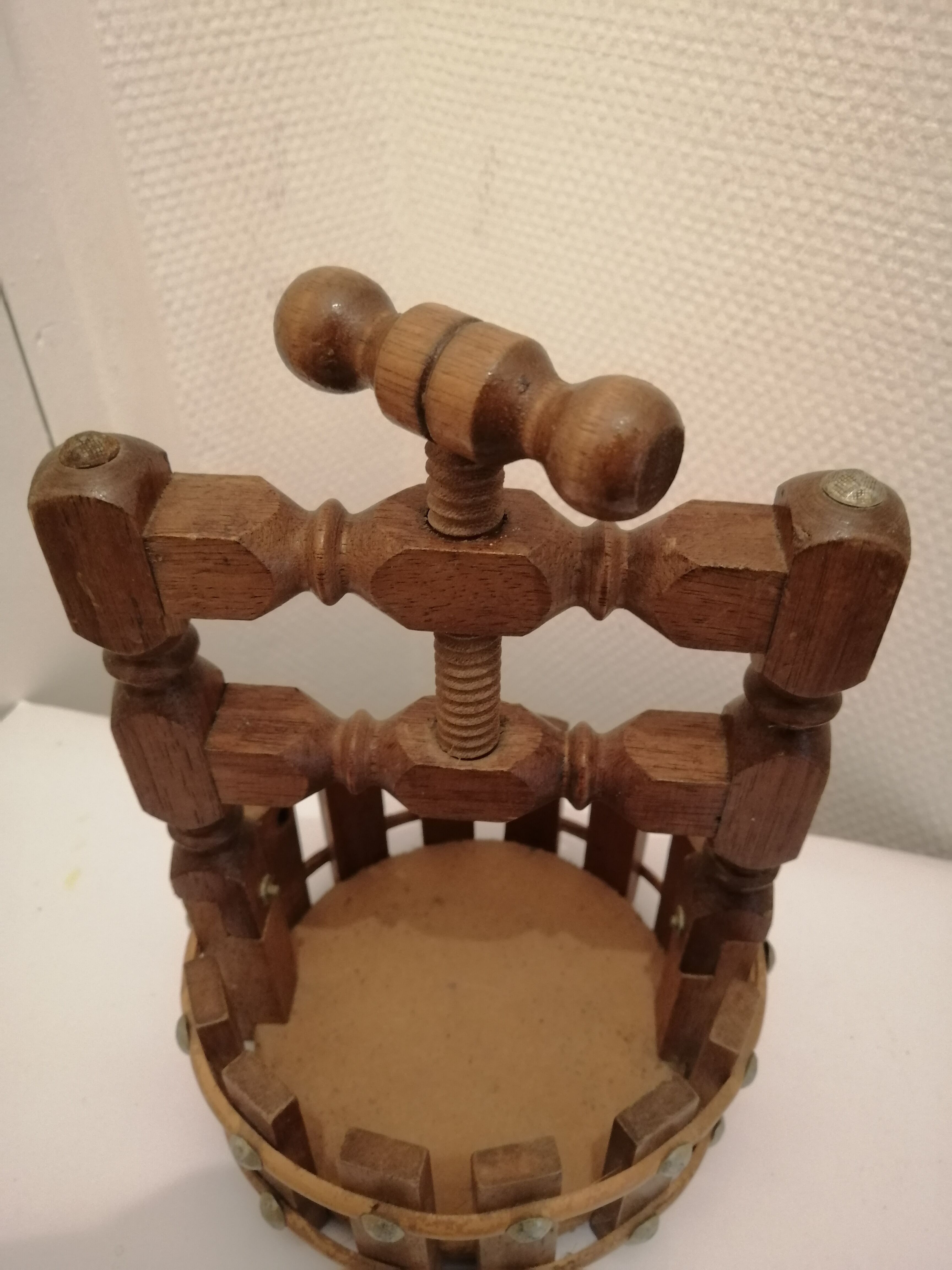 Old nutcracker and walnut presoir