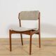 Chaises de salle à manger Mid-Century modèle 49 en teck par Erik Buch pour Odense Machine Gunning, années 1960, lot de 4