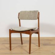 Mid-Century Model 49 Dining Chairs in Teak by Erik Buch for Odense Machine Gunning, 1960s, Set of 4