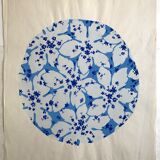 Original gouache on paper by Editions JEHLEM, floral decoration (rosette), twentieth century, Paris