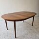 Table scandinave à rallonge 1960 Teck