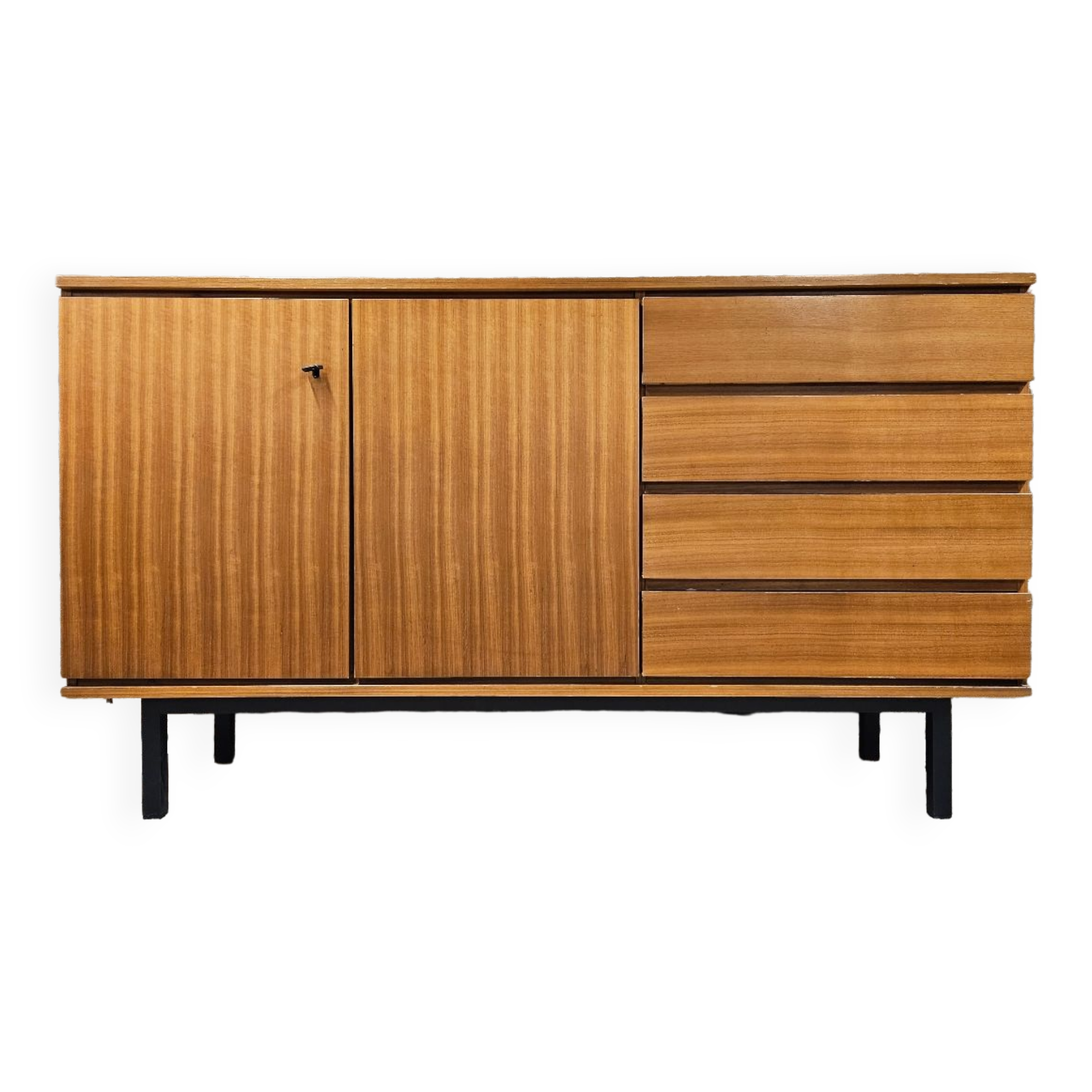 Sideboard in teak veneer 1970